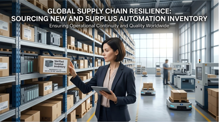 Global Supply Chain Resilience: Sourcing New and Surplus Automation Inventory