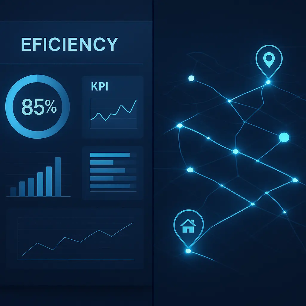 Data analytics dashboard and supply chain network visualization for inventory optimization